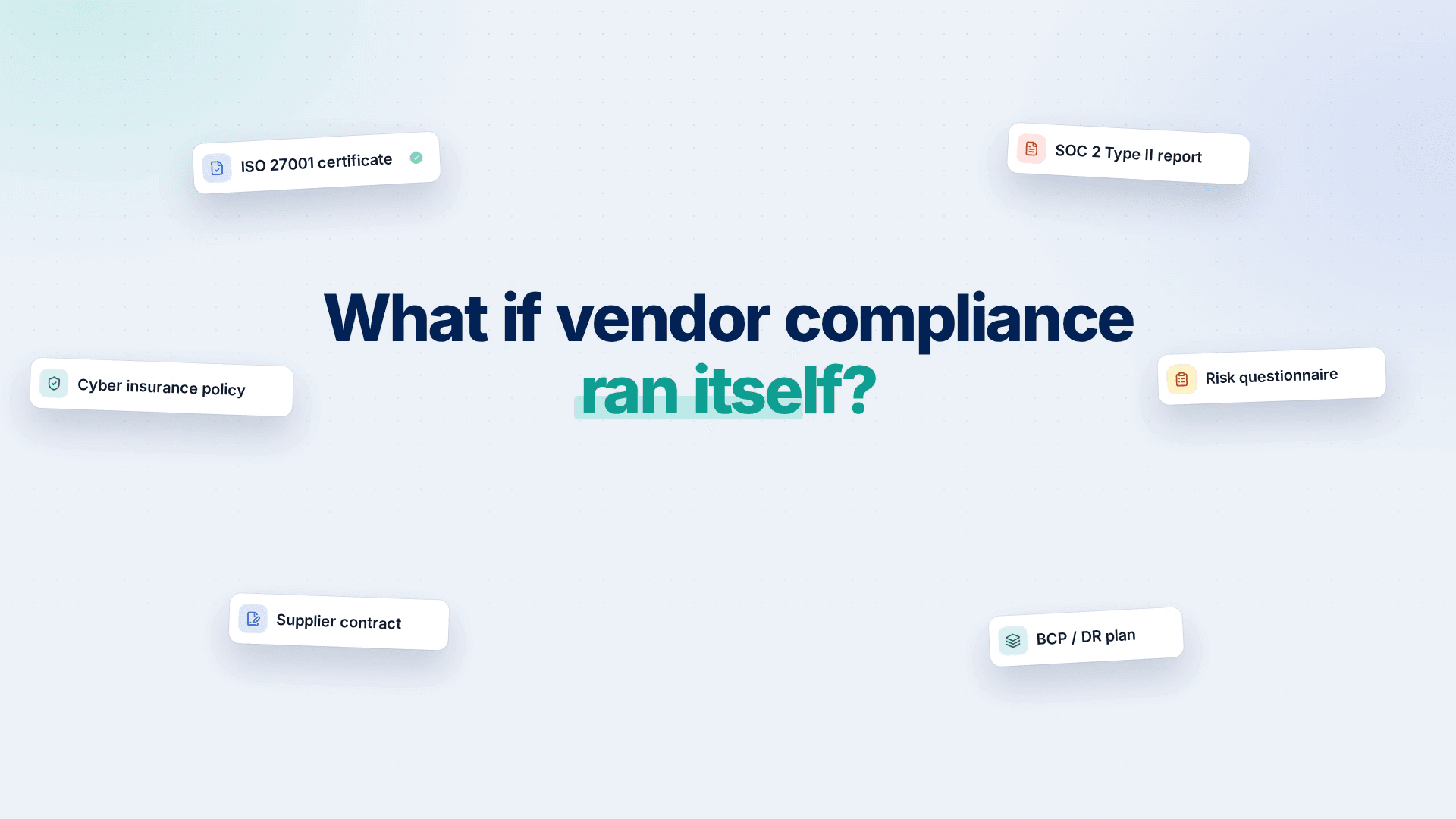 Evidash product tour: what if vendor compliance ran itself?